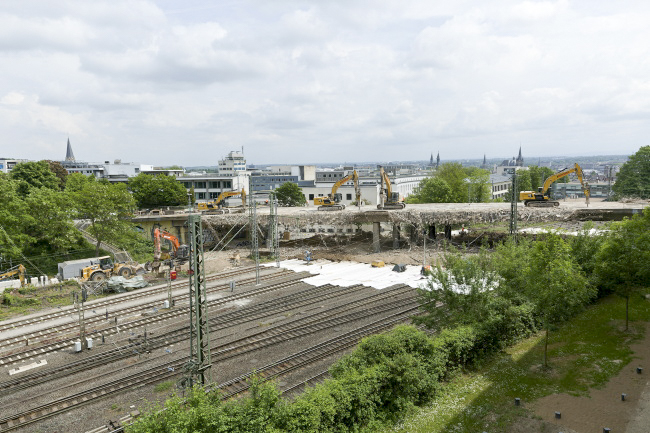 Br&uuml;cke Turmstrasse Abriss